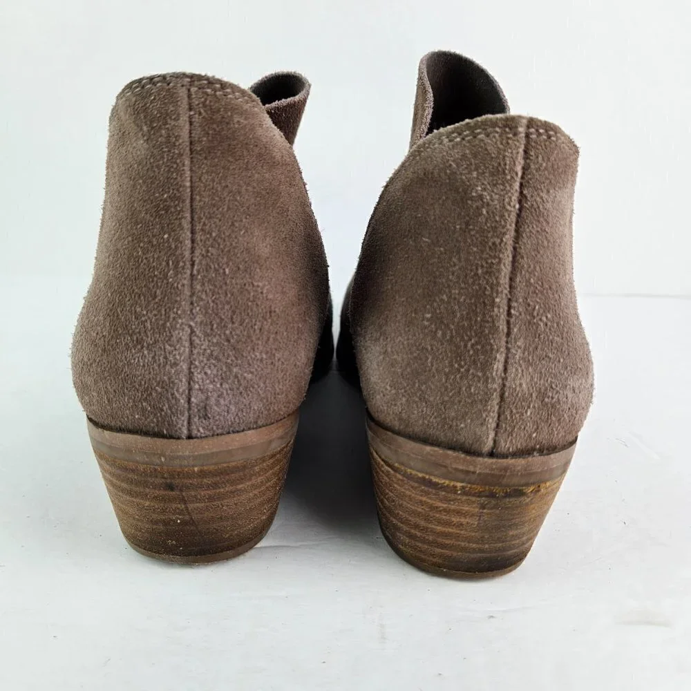 Lucky Brand Fahmida Tan Suede Pull On Ankle Boot 9